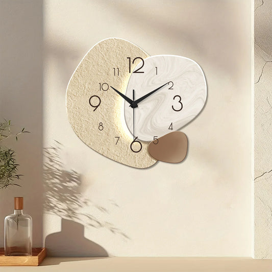 Modern Silent Wall Clock – Minimal Home Statement Piece