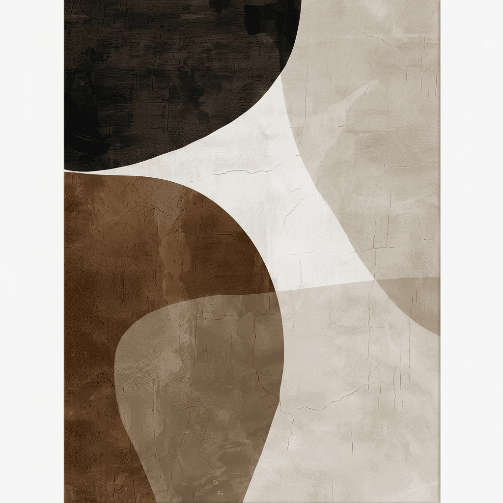 3 - Piece Abstract Canvas Wall Art Set – Emerald & Beige - Cosavia