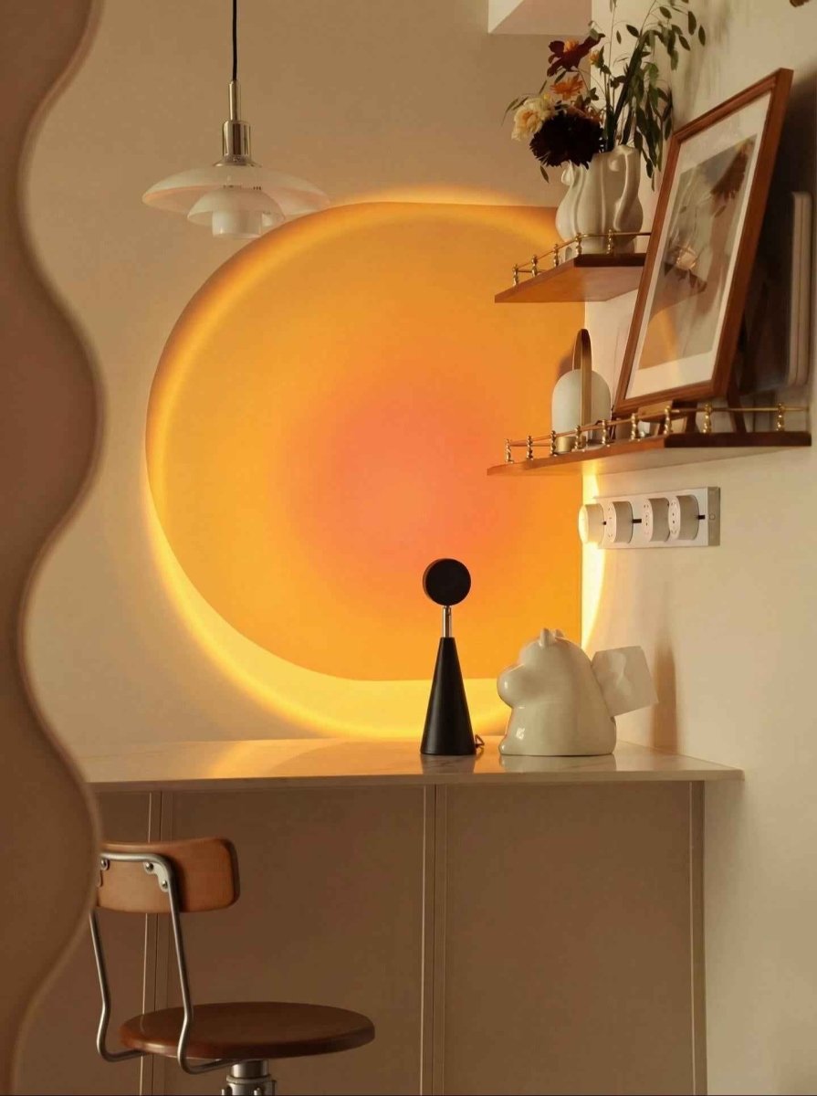 Golden Hour Lamp™ – Sunset Projection Lamp | Cozy Ambient Bedroom Lighting - Cosavia