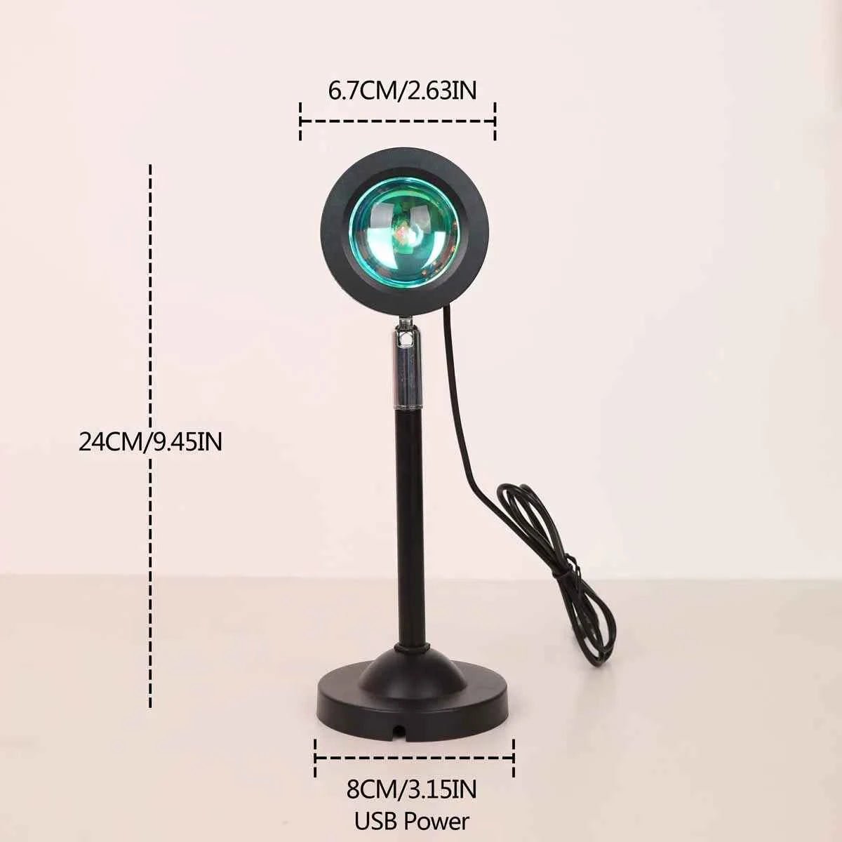 Golden Hour Lamp™ – Sunset Projection Lamp | Cozy Ambient Bedroom Lighting - Cosavia