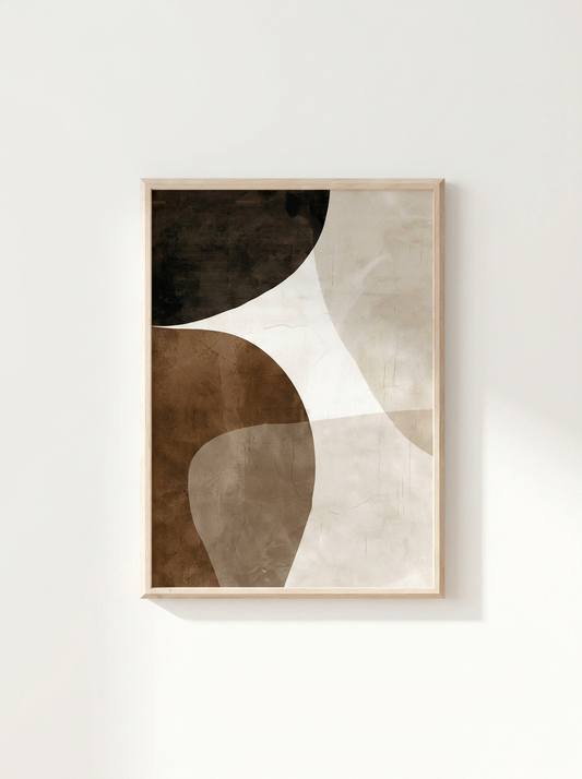 3-Piece Abstract Canvas Wall Art Set – Emerald & Beige