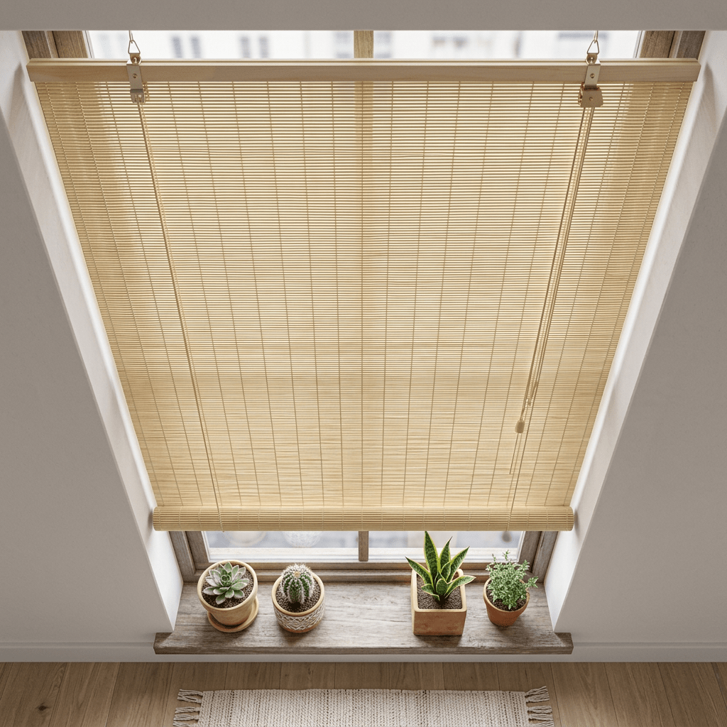 Natural Bamboo Privacy Blinds Decor for Windows & Balconies - Cosavia