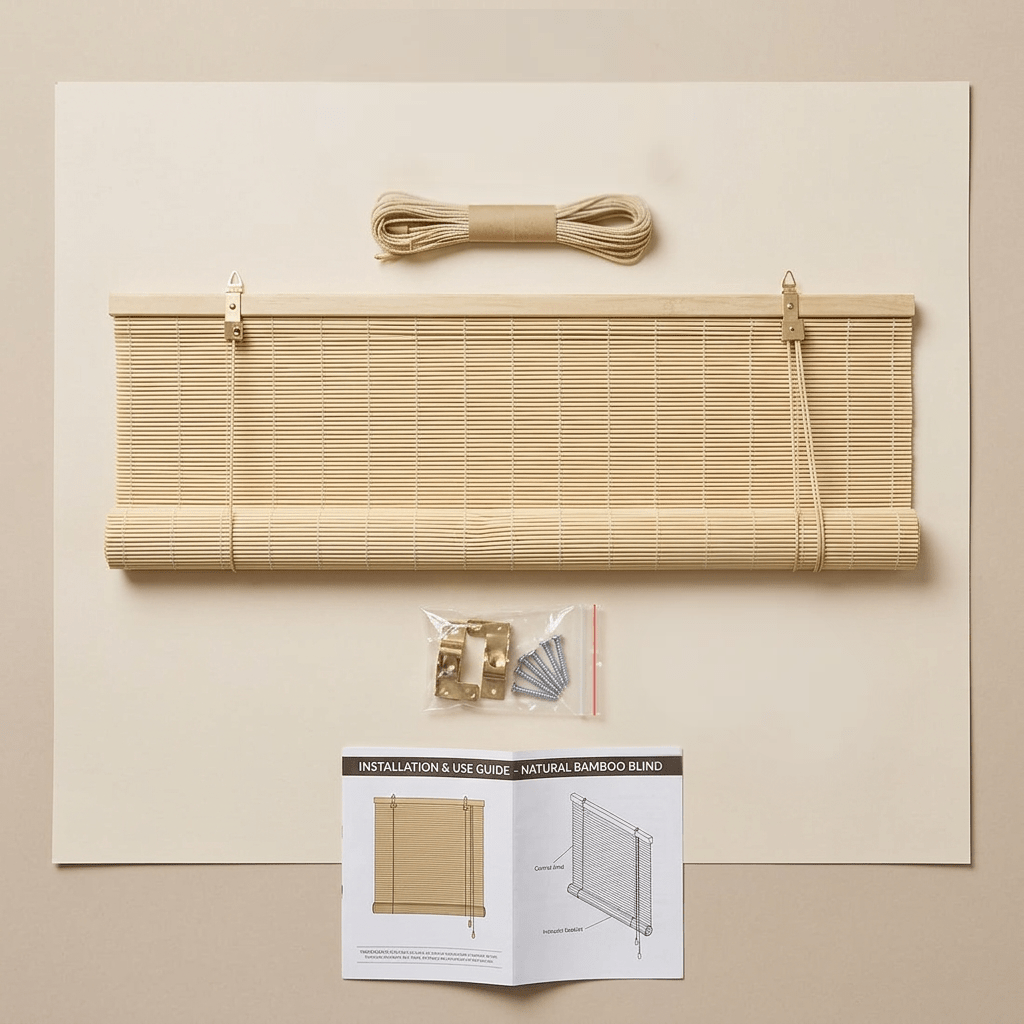 Natural Bamboo Privacy Blinds Decor for Windows & Balconies - Cosavia
